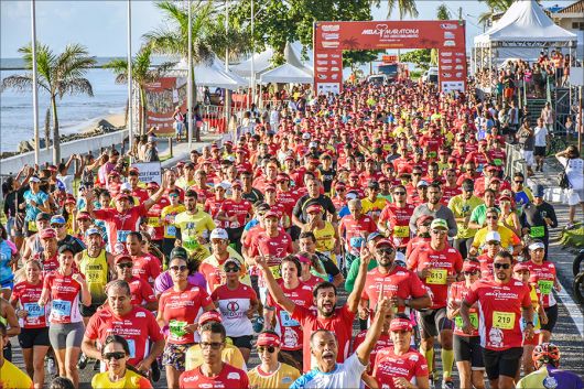 Foto: Milhares de atletas participaram do evento