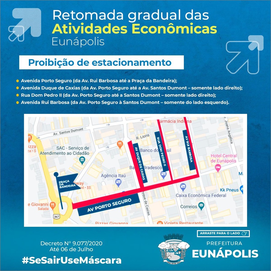 Para evitar aglomerações, prefeito Robério Oliveira proíbe estacionamentos em pontos específicos do Centro da cidade 6