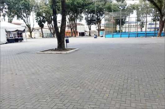 Foto: Praças vazias reflexo do isolamento | A Gazeta Bahia