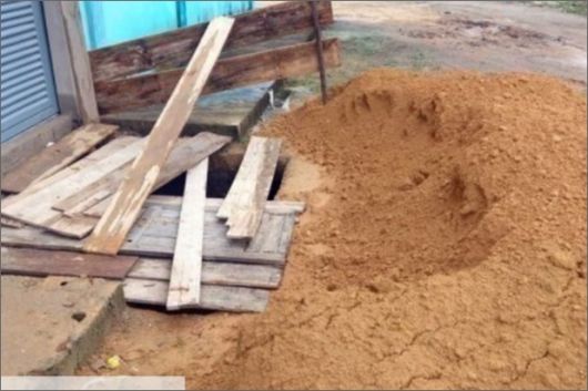 Foto: Cerca de 30 mil fossas na cidade de Eunápolis / A Gazeta Bahia