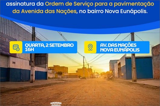 Foto: Ascom/ Prefeitura de Eunápolis